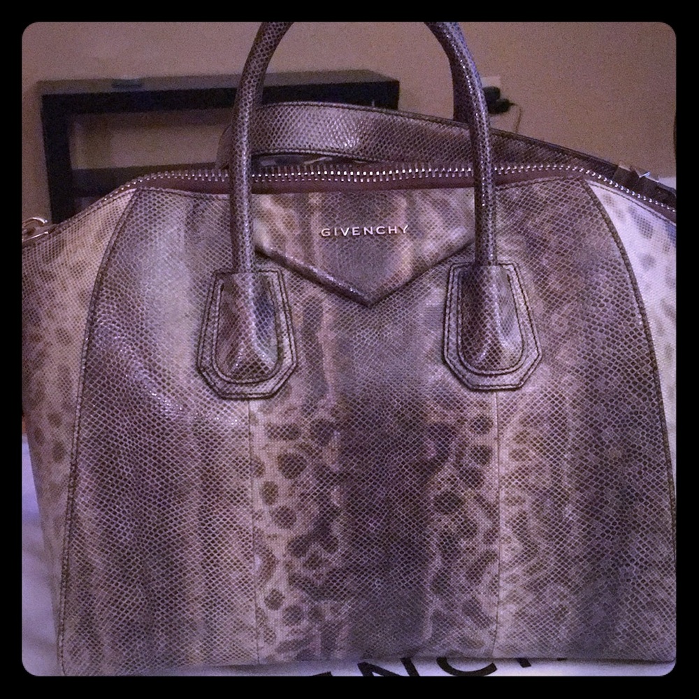 Givenchy Python Antigona Purse - image 1
